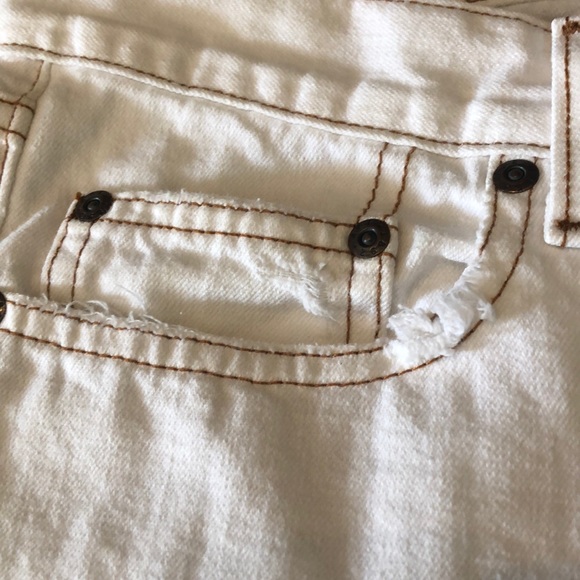 Abercrombie and Fitch White Denim Jeans size 8 - Picture 4 of 14